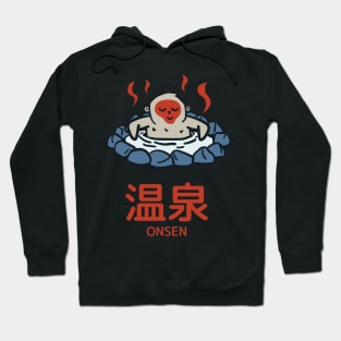 Snow Monkey Relaxing in Onsen Hoodie